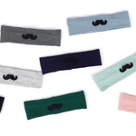 Baby Girl Headband Cotton Cute Soft Hairband Ribbed Print Ties Toddler Headwear Elastic Turban Children Lovely Hair Accessories