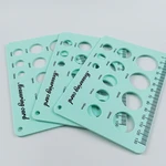 Breast Pump Flange Sizing Tool Nipple Ruler Nipple Measuring Tool Soft Silicone Nipple Ruler Breast Pump Flange Ruler