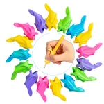 10 pcs/lot Kids Pen Holder Silicone Baby Learning Writing Tool Correction Device Fish Pencil Grasp Writing Aid Grip Stationery