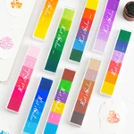 Journamm Colorful Inkpad for Stamps Junk Journal Creative Stationery Finger Paint School Supplies DIY Scrapbooking Accessories