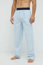 Bavlnené pyžamové nohavice Resteröds vzorovaná