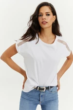 Maglietta da donna Cool & Sexy Yİ2442/WHITE