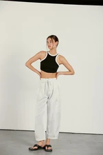 VATKALI Relaxed Fit Cargo Pants Ecru