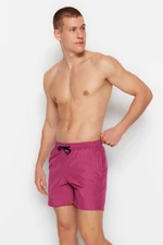 Trendyol Plum Men's Basic Standard Length Swimwear with Marine Shorts