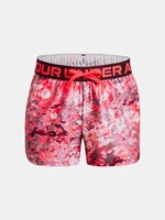 Under Armour Shorts Play Up Printed Shorts-RED - Girls