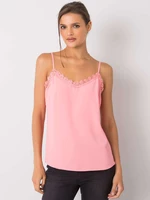 Women's light pink top
