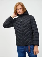 Black Men's Quilted Jacket Guess - Men