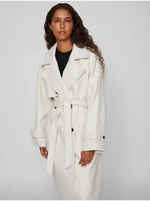 Cream Women's Coat VILA Dra - Ladies