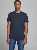 Dark blue basic T-shirt Jack & Jones Organic - Men
