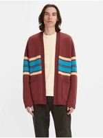 Levi&#39;s Burgundy Men&#39;s Cardigan Levi&#39;s® Noragi - Men&#39;s