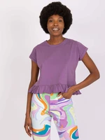 Blouse blueberry Mayflies 1053.berry