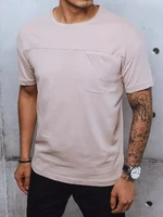 Pink monochrome men's T-shirt Dstreet