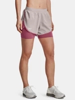Beige-pink women's shorts Under Armour UA Fly By Elite 2-in-1 Short