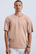Men's T-shirt with cappuccino patch Dstreet