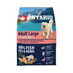 Ontario Adult Large Fish&Rice granule 2,25 kg