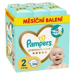 PAMPERS Premium Care monthly velikost 2 plenky 4-8kg 224 ks