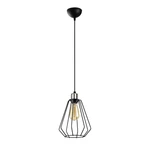 Czarna metalowa lampa wisząca Opviq lights Mando