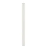 Biała wysoka świeczka Ego Dekor Cylinder Pure, 53 h