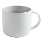 Biały kubek porcelanowy z szarym wnętrzem Maxwell & Williams Tint, 440 ml