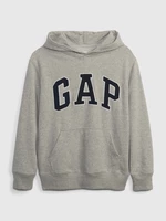 Grey boys' sweatshirt campus logo GAP
