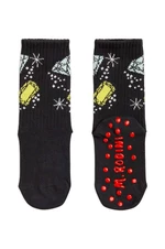 Detské ponožky Mini Rodini čierna farba