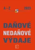 Daňové a nedaňové výdaje A-Z 2023 - Martin Děrgel