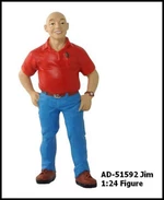 Jim Figure For 124 Diecast Model Cars by American Diorama