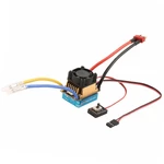 Waterproof Brushed ESC 60A 3S with Fan 5V 3A BEC T-Plug for 1/10 RC Car Vehicles Model Parts