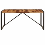Dining Table 70.9"x35.4"x29.5" Solid Sheesham Wood