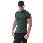 Pánské sportovní triko Nebbia „Essentials“ 326  L  Dark Green