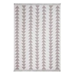 Bielo-sivý bavlnený koberec Oyo home Duo, 80 x 150 cm