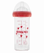 LE BIBERON FRANCAIS Dojčenská fľaša AMOUR, 240 ml, 0+m