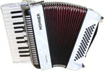 Hohner Bravo II 60 Biała Akordeon klawiszowy