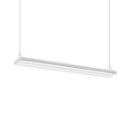 LED závěsný lustr LED ESYLUX PDLISB04 EO10306181, pevně vestavěné LED, bílá