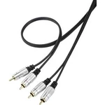 Cinch audio kabel SpeaKa Professional SP-7870152, 3.00 m, černá