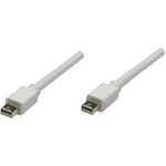Mini-DisplayPort kabel Manhattan [1x mini DisplayPort zástrčka - 1x mini DisplayPort zástrčka] bílá 1.00 m