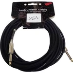 Kabel MSA Musikinstrumente KAB5, [1x jack zástrčka 6,3 mm - 1x jack zástrčka 6,3 mm], 6.00 m, černá