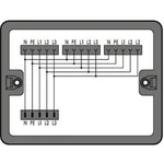 Rozvodný box WAGO 25 A, 400 V, černá, 1 ks