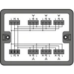 Rozvodný box WAGO 25 A, 250 V, černá, 1 ks