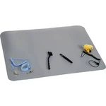 Sada ESD podložky na stůl Quadrios 2001EC002, (d x š) 650 mm x 500 mm, šedá