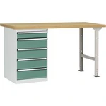 Dílenském COMBI model 4 s multiplex deska, Šxhxv = 1500 x 700 x 840 mm Manuflex WC5104.0001 WC5104.0001