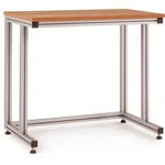 Manuflex AA7115 Stojan na noty stolní hliník s multiplex deska pro vertikální činnosti, Šxhxv = 2000 x 800 x 900-917 mm