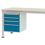 Manuflex ZB4813.0002 Vestavné pouzdro, Nutzhohe stacionárně 500 mm s 4 šuplíky. Pro stolní hloubka 1000 mm