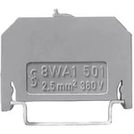 Průchodková svorka šroubovací Siemens 8WA1501, šedá, 10 ks