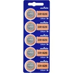 Knoflíkový článek CR 1620 lithiová Murata CR1620-BEABAE 80 mAh 3 V 5 ks