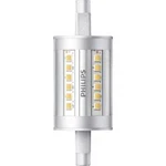 LED žárovka Philips Lighting 77367000 230 V, 7.5 W = 60 W, teplá bílá, A++ (A++ - E), tvar tyče, 1 ks