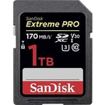 Paměťová karta SDXC, 1 TB, SanDisk Extreme® PRO SDSDXXY-1T00-GN4IN, Class 10, UHS-Class 3, UHS-I