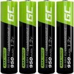 Akumulátor AAA Ni-MH Green Cell HR03, 950 mAh, 1.2 V, 4 ks