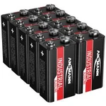 Baterie 9 V alkalicko-manganová Ansmann Industrial 9 V 10 ks