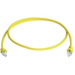 Síťový kabel RJ45 Telegärtner L00006A0049, CAT 6A, S/FTP, 15.00 m, žlutá